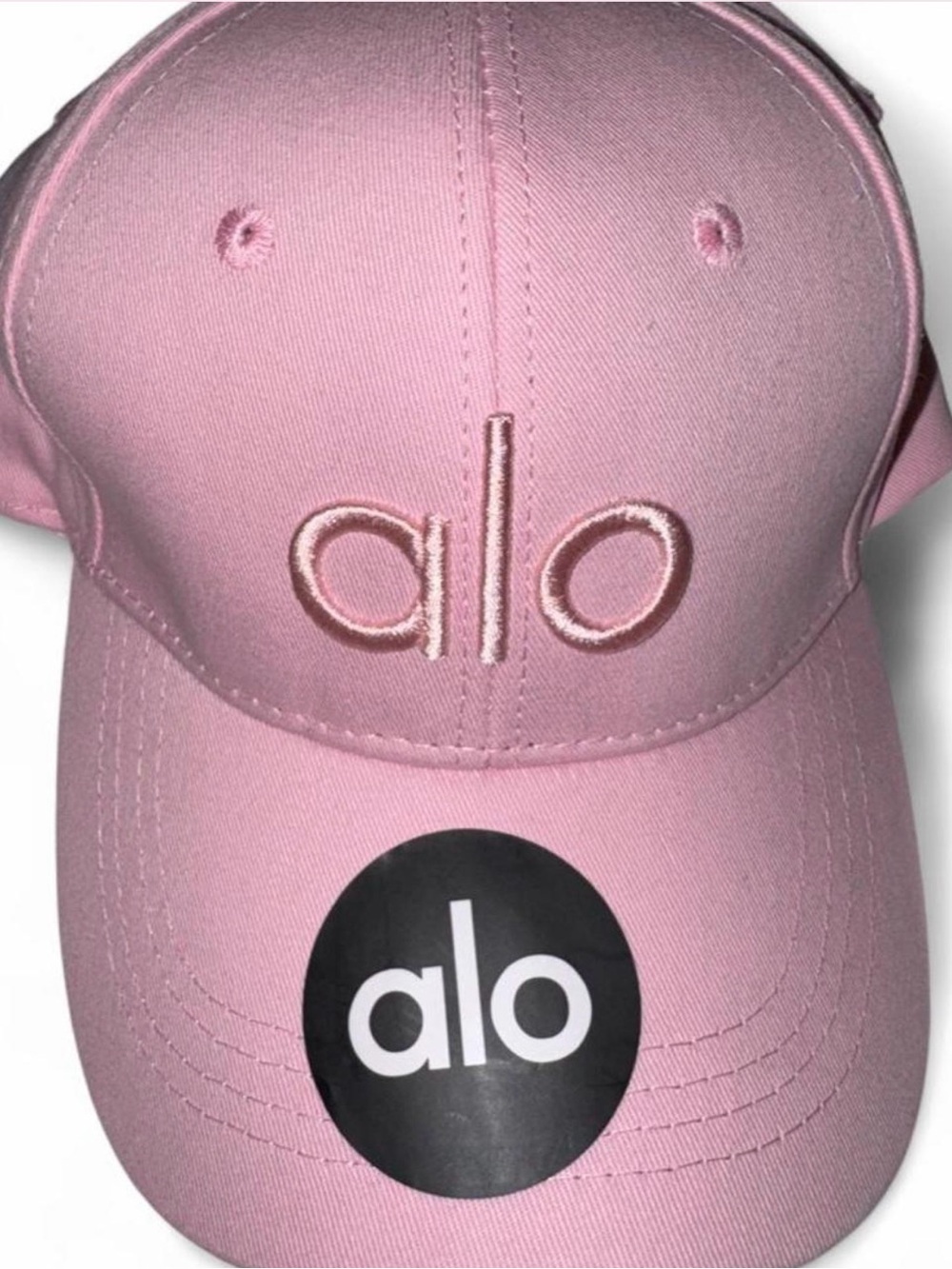 ALO Yoga Pink Logo Baseball Cap